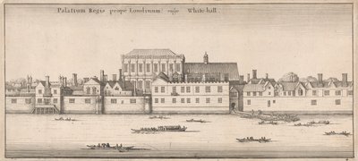 Whitehall Palace near London by Wenceslaus Hollar